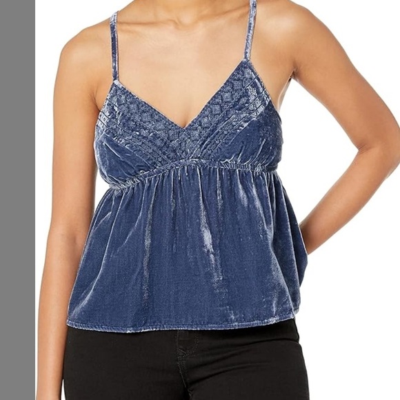Lucky Brand Blue Bustier Embellished Camisole - Picture 4 of 4